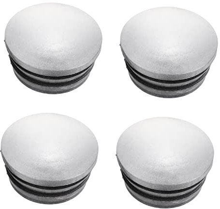 ASAKKURA 4pcs Reflective Column Cap Fence Post Caps Rubber Post Covers Reflective Protective for Highway