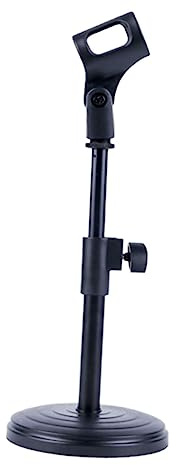 YARNOW Portable Desktop Lifting Mic Stand Adjustable Metal Mic Bracket for Desk Use Boom Arm