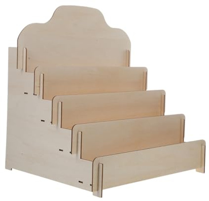 DECOMELODY Présentoir Bois Pour Cartes De Vœux Organisateur Multi-niveaux Pour Cartes Postales Et Posters Design Compact Pour Bureau Et Table Étude