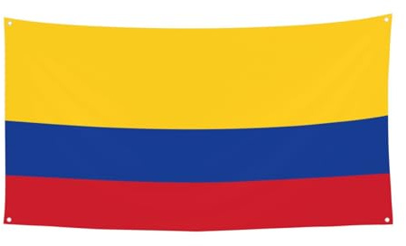Bandera de Colombia, telón de fondo para eventos, decoración de fiesta, perfecto para fiestas y celebraciones, 180 x 90 cm