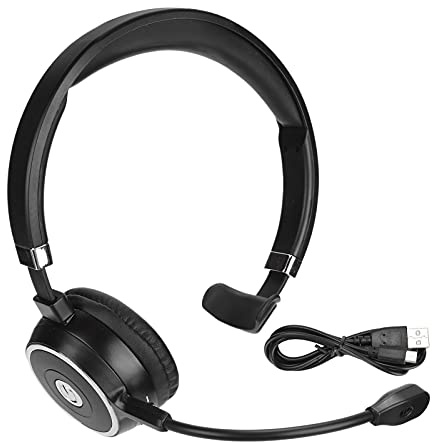 Tyenaza Cuffia telefonica Cuffia telefonica wireless Bluetooth per ufficio antirumore singola direzionale