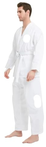 Traje De Judo Trajes profesionales de Judo, uniforme Taekwondo, traje Doboks for estudiantes, Kimono, ropa artes marciales, Fitness Gi manga larga(M-150CM)