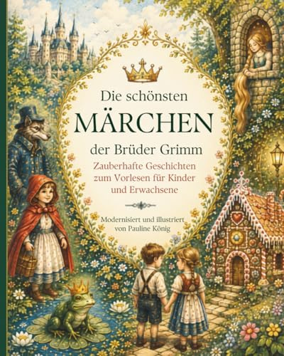 Die schönsten Märchen der Brüder Grimm: Zauberhafte Geschichten zum Vorlesen für Kinder und Erwachsene