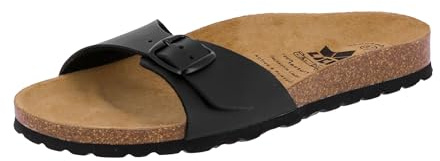 Lico Femme Bioline Once Clogs-and-Mules-Shoes, Noir Schwarz Schwarz, 39 EU