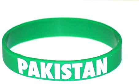 Komonee Pakistan Green World Cup Sports Event Football Country National Flag Silicone Wristbands