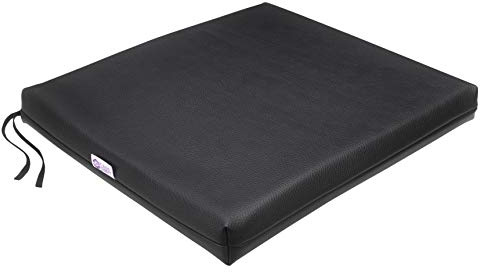 Care Direct Rollstuhlkissen aus Memory-Schaum, Kunstleder, 45,7 x 40,6 x 5,1 cm