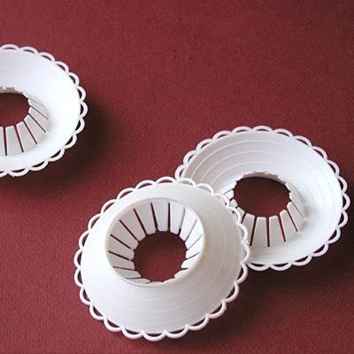 Tropfschutz Tropfenfänger für Kommunion oder Taufkerzen 3 bis 4 cm Durchmesser - 1 Stück**