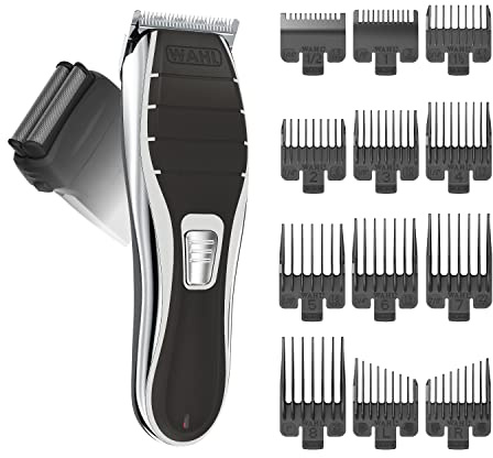 Wahl Clipper 2-in-1 Shaver and Hair Clipper Lithium-Ion Rechargeable Cord Cordless Hair Clipper and Shaver Combo Kit - Model 79568