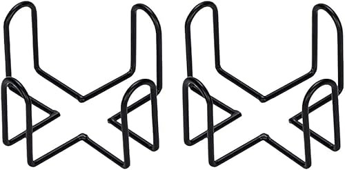 LATRAT 2 Stück Eisen Untersetzer Halter Ständer Metall Serviettenhalter Tasse Rack Halterung für Sowohl Runde Und Quadratische Untersetzer