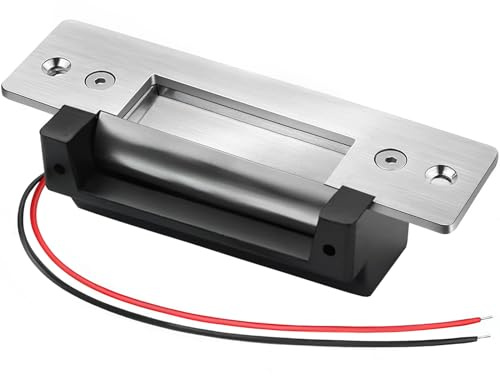 2025 Upgraded ANSI Standard Heavy Duty Electric Door Strike Lock for Door Access Control System,Cylindrical/Mechanical Locksets,Fail-Secure/Fail-Safe Adjustable,(Input Voltage 12VDC)