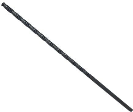 CoCud Hochgeschwindigkeitsstahl Spiralbohrer, 5 mm Durchmesser 250 mm Länge, gerader Spiralbohrer Schwarz - (Anwendungen: für Metall, Holz, Kunststoff, Aluminium)