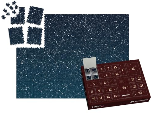 puzzleYOU: Puzzle-Adventskalender | „Sterne am dunkelblauen Himmel“ – aus der Puzzle-Kollektion Astronomie
