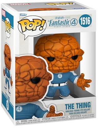 Funko POP! Marvel: Fantastic Four - The Thing | Offizielles Superheroes Merch - Vinyl Sammelfigur als Regal Deko - Geschenkidee zum Geburtstag für Fans und Sammler