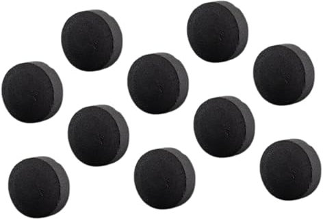 BESPORTBLE 10 Pieces Fire Charcoal Wood Bbq Briquettes for Grill and Outdoor Picnic, 33mm Natural Heating Charcoal Tablets Suitable for Barbecue, Fireplace Cooking Stove, Home Fire Pit