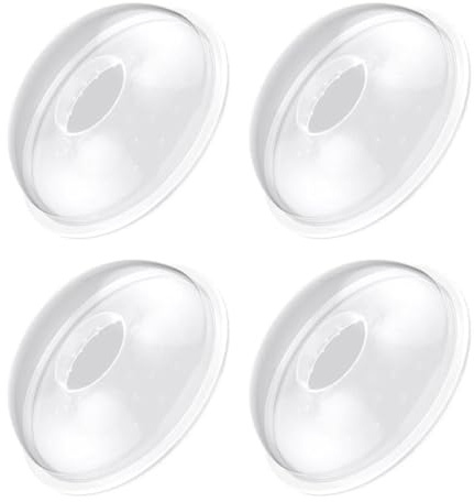 Coquillage D'allaitement, Lot de 4 Coquilles d'allaitement pour Mamans, Réutilisables économiseur de Lait Maternel Coquilles d'allaitement Tasses, conception souple et flexible pour un confort maximal