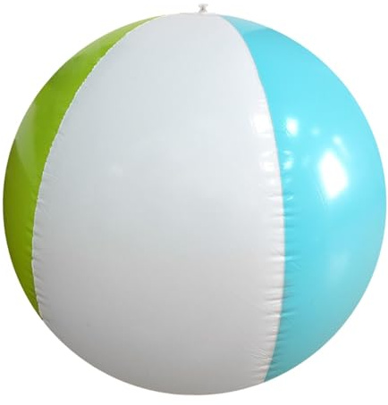 Fenteer Riesiger aufblasbarer Wasserball, 47 Zoll, Schwimmbadball, lustiges, verschleißfestes Wasserspiel, riesiges Poolspielzeug für Park, Rasen, Party-