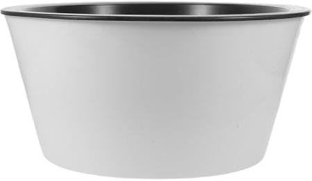 AKOOSY Pot de Fleurs Rond Résine Légère Grand pour Plantes Intérieur et Extérieur Jardinière Décorative Polyvalente pour Salon Table et Palmiers Compacts