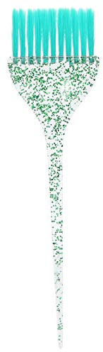Saluaqui Pennello per Tintura per Capelli Pennello per Colorare i Capelli Professionale Ergonomico con Manico Lungo con Manico Perlato Lucido per Stilista di Salone e Uso Domestico (GREEN)