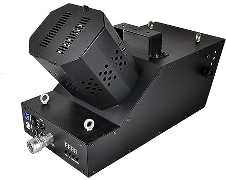 Konfettikanone, Bühnenlicht 200 W CO2-Konfetti-Papierstrahlmaschine DMX-Leistungssteuerung Einzelpapierhalter Disco-Bühnenkanone Papiergebläse