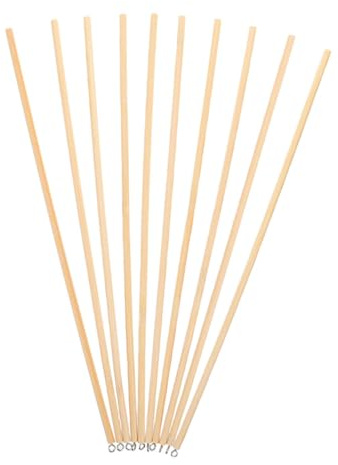 FUNNETOYU 10 Stück Holz Puppensteuerungsstäbe 20cm Massivholz Handpuppen Arme Steuerung für Schattenspiele Puppentheater Zubehör
