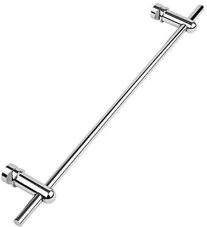 MILANO Chrome Towel Rail for Aruba Vertical Radiator 590mm