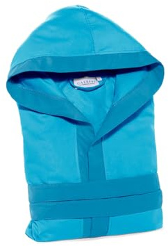 Caleffi - Accappatoio Uomo Donna Microfibra Morbido Leggero Assorbente Accappatoio Donna Uomo Rapida Asciugatura, Accappatoio Microfibra Cappuccio Tasche Cintura con Passanti e Gancio + Bag Coordinata