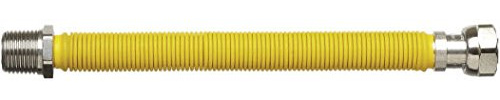 Emiflex EMIPIU' Tubo Giunto Flessibile Estensibile Acciaio Inox per Gas Riscaldamento 1 L. 90 x 130 mm Tubo Gas a Norma Uni 11353:2010 - Made in Italy