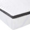 Amazon Basics Memoryschaum Matratzenauflage mit Bändern,90 x 190 cm, 4 cm Höhe, weiß