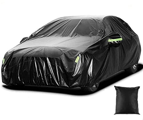 Sailnovo Autoabdeckung Wasserdicht, Vollgarage Autoplane für Regen Sonne Staub Schutz, Atmungsaktive, UV-Schutz Outdoor Vollautoabdeckung Winter & Sommer für Limousine-Länge (bis zu 495 bis 530 cm)
