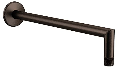 Moen S110ORB Acc-Premium 14-Inch Rainshower Straight Shower Arm and Flange for Overhead Showerhead, Oil Rubbed Bronze