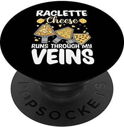 Raclette Cheese Grill Machine Dinner Fondue Recipes PopSockets Swappable PopGrip