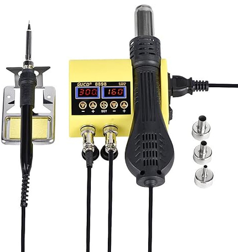 WM-8898 750W 2 in 1 SMD LED Soldering Station Digital Soldering Station for Cell Phone PCB Repair Tools Soldering Iron