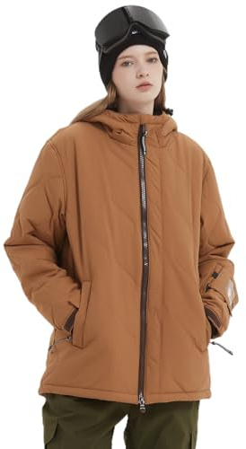 Bluemagic SkiJacken für Damen, Skianzüge Schneeanzüge Outdoor Funktionsjacke, Winddicht Warm und Atmungsaktiv Reißverschlussöffnung