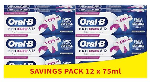 Oral-B Pro Junior Toothpaste 6-12 Years 12 x 75 ml Multipack