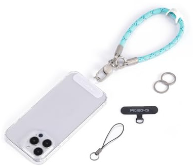project-cb Phone Wrist Strap 1,Tether Tab 2,Hand Strap, Phone Wristlet,Key Ring 2, Lanyard Patch,KeyChain