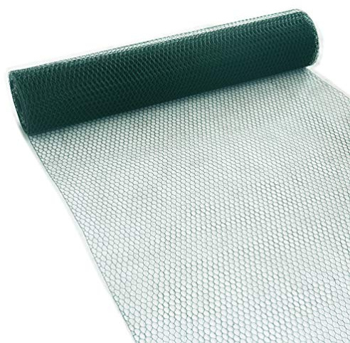 Garmix Sechseckgeflecht Grün 13mm 25mm 0,8mm 1mm Kaninchendraht Maschendraht (13mm 50m 100cm 0.8mm)