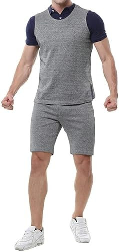 TRTDYFKH Gilet et short robustes, résistants aux coupures, anti-coupures, protection de sécurité de niveau 5 contre l'abrasion et les éclats(S)