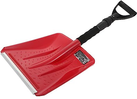 Happyyami Ausziehbare Schneeschaufel Aus Kunststoff Für Auto Kofferraum Fahrzeug Praktisch Für EIS Schnee Camping Und Outdoor-aktivitäten
