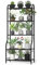 Yutrchey 5-Tier Metal Plant Stand Indoor Outdoor, Waterproof Flower Stand for Multiple Pots, Heavy Duty Plant Stands for Living Room Patio Garden Decor, Tall Plant Shelf with Leveling Feet
