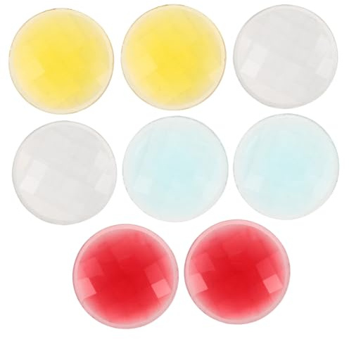 HANABASS Prismenlinsen 8 Stück Für Kaleidoskope Mit Farbigem Prisma Und Klarem Glas Geeignet Für Selbstgemacht Bastelprojekte Und Optische Fotografie