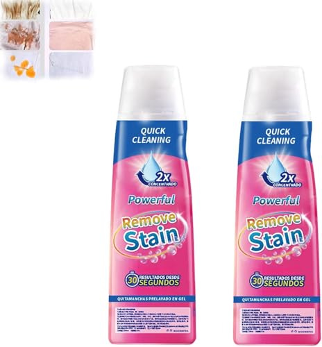 Nano Stains Remover Quick Cleaning Gel, Cleaner Heavy Duty Stain Gel, Non Bleach Laundry Stain, Household Stain Remover, Washing Machine for Most Clothes (2)