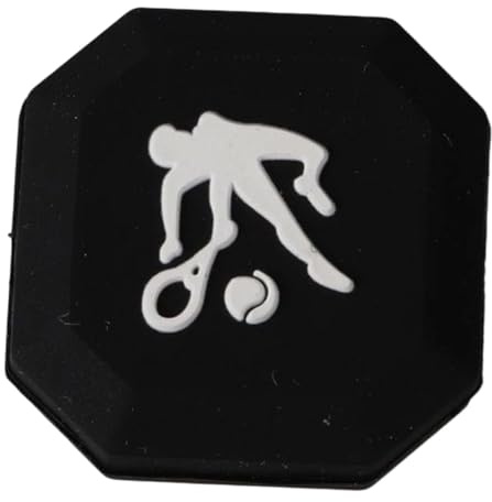 Lljsszr Smorzatore di Vibrazioni per Racchetta da Tennis, Ornamento per Esterni, Facile da Installare, Ideale per Appassionati, Le Vibrazioni, Nero