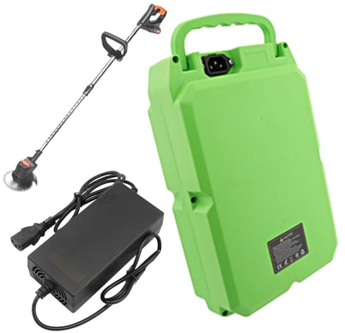 SSCYHT Batterie au Lithium 24 V 10 Ah 13 Ah 25 Ah 20 Ah Batterie Rechargeable 36 V Batteries Li-ION 12 Ah Batteries tondeuses à Gazon pour Moteur 200 W - 600 W avec Chargeur,24v10ah
