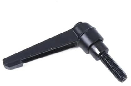 1 pieza M4 M5 M6 M8 M10 palanca de sujeción for maquinaria, manija ajustable, tornillos, perno bloqueo, perilla rosca macho externa (negro, M8x25)(Black,Screws M10x60)