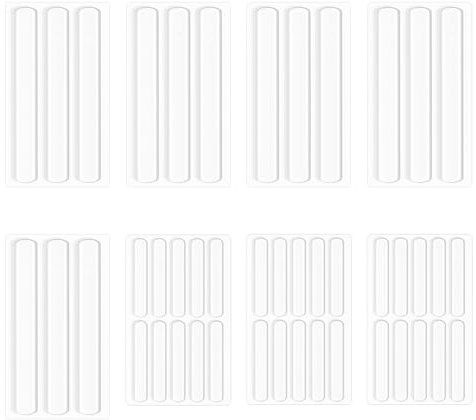Lot de 50 Tampons de Protection Transparents en Silicone, Pare-Chocs de Meubles Anti-Bruit pour Portes, Armoires, Cuisine et Bureau, Protection Mur et Porte, 3 Tailles Différentes