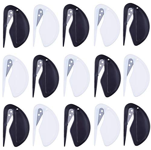 Briefumschlagöffner (15x) - Brieföffner/Schneidemaschine - Scharfe Klinge - Schnell und einfach - Einfach einschieben und gleiten lassen - Unentbehrliches Hilfsmittel fürs Büro