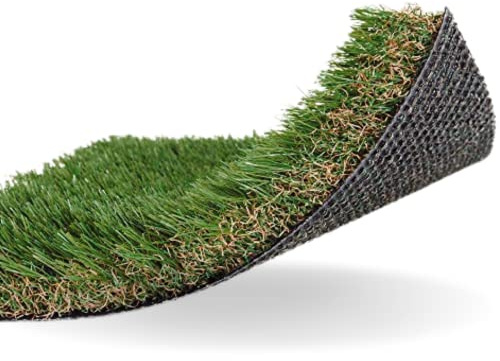 MEGAGRASS 15 x 2 Feet Artificial Grass Mat for Lawn/Deluxe Realistic Synthetic Turf Rug [Thick Carpet of Fake Grass Patch Pads for Outdoor, Landscaping, Pets, Dogs, Puppy Potty, and Backyard]