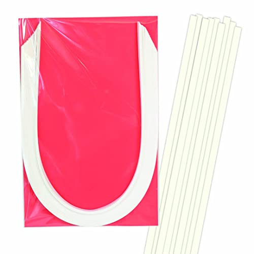 Karen Marie Klip: Quilling Papierstreifen On Edge Natur Weiß, 10x710mm, 320 g/m2, 50 Streifen Big Pack