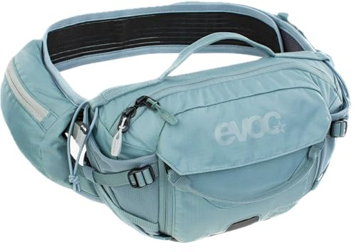EVOC HIP Pack PRO E-Ride 3 Hüfttasche, Steel | Hüfttasche Bauchtasche für E-Bike-Touren & Trails, 3L Fassungsvermögen, AIRFLOW CONTACT SYSTEM, AIRO FLEX Hüftgurt