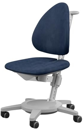 Moll Maximo Kinderschreibtischstuhl | mitwachsend & ergonomisch mit individuell Verstellbarer Sitzfläche und Rückenlehne | Drehstuhl ideal für Schulkinder | langlebig & hochwertig | Made in Germany